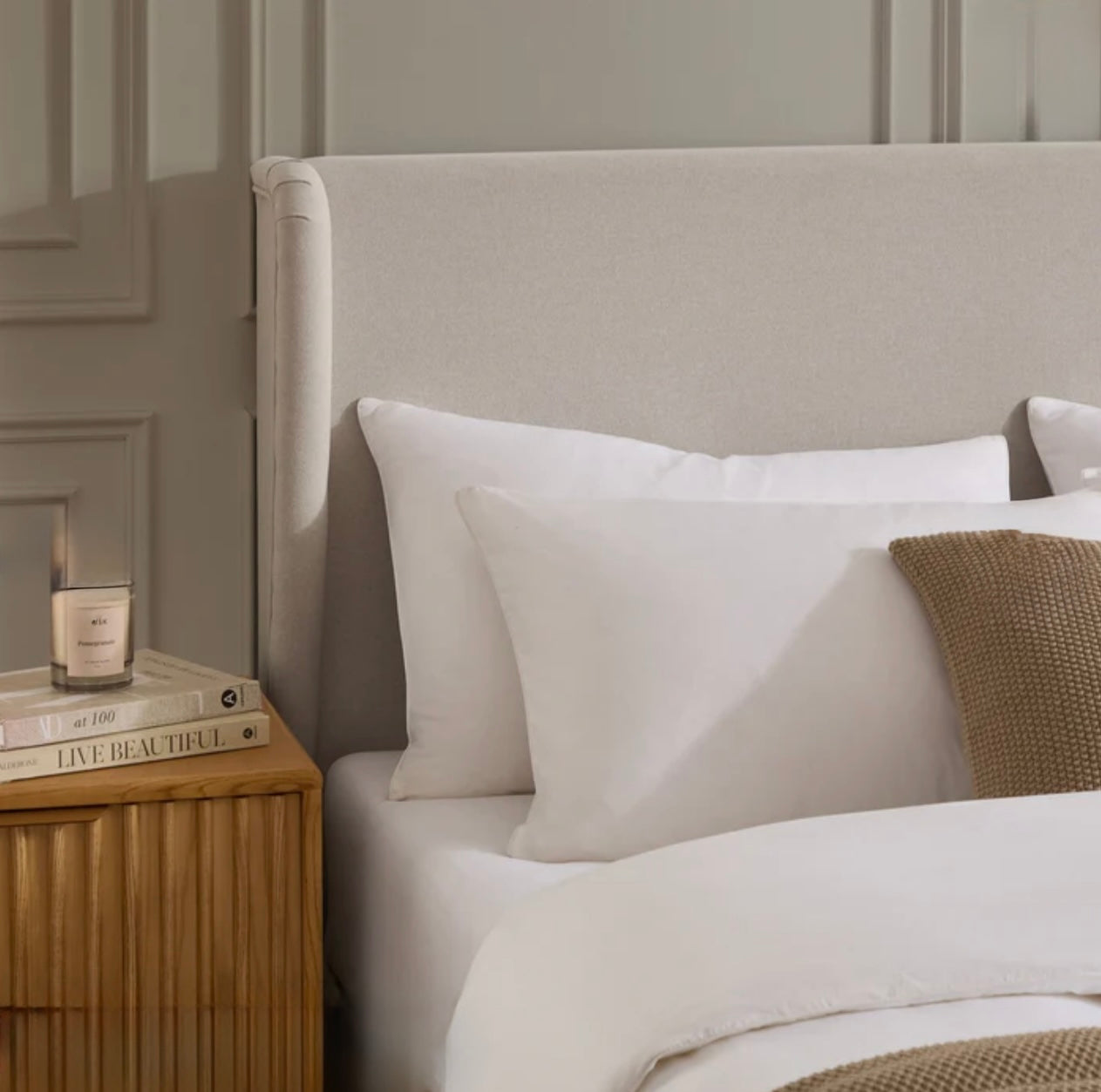 Bristol Bed with Gaslift Ottoman Storage