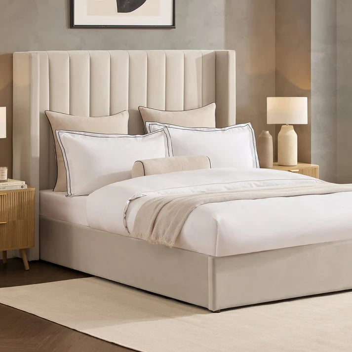 Anna Bed with Gaslift Ottoman Storage