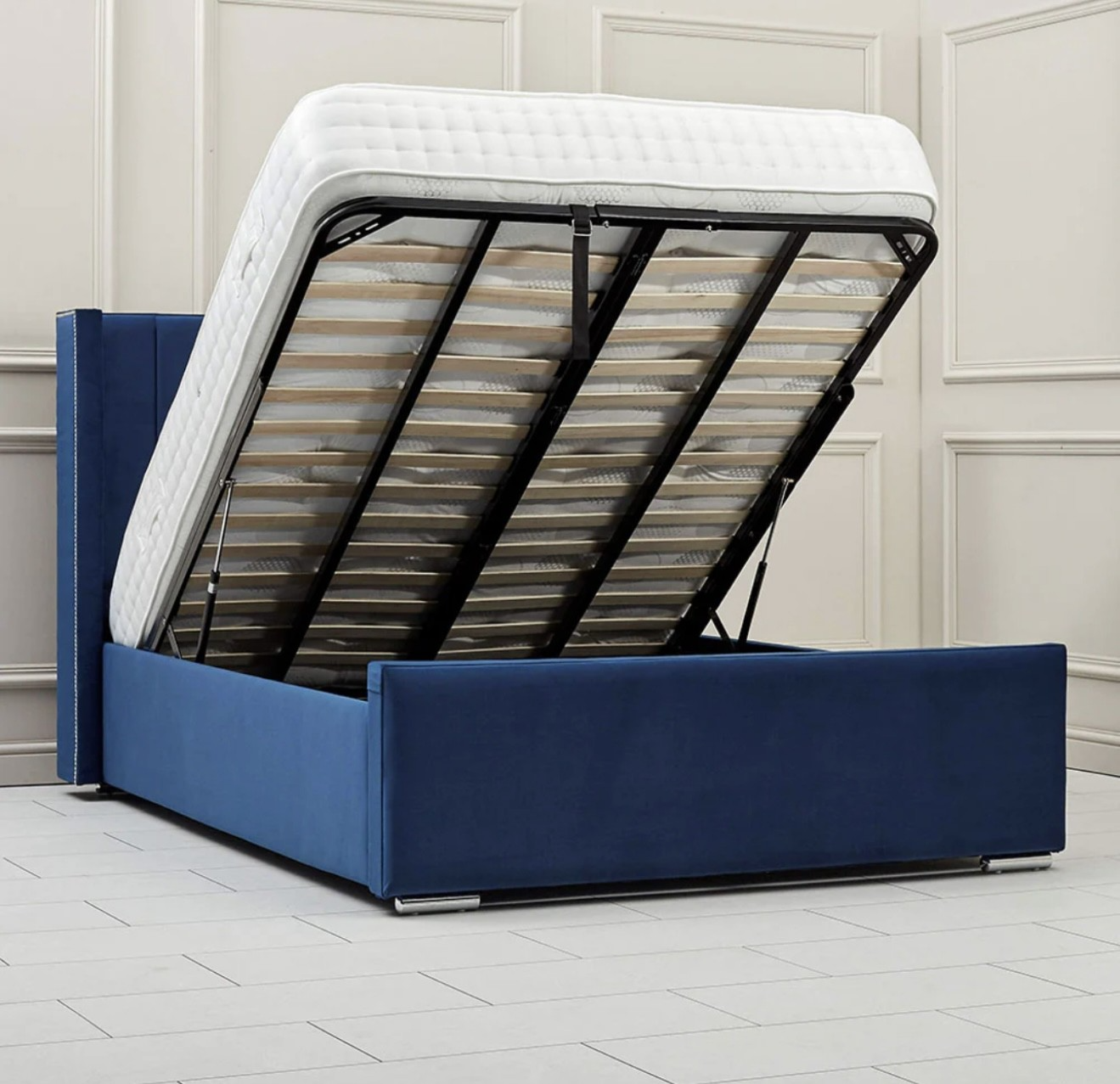 Diana upholstered ottoman storage bed