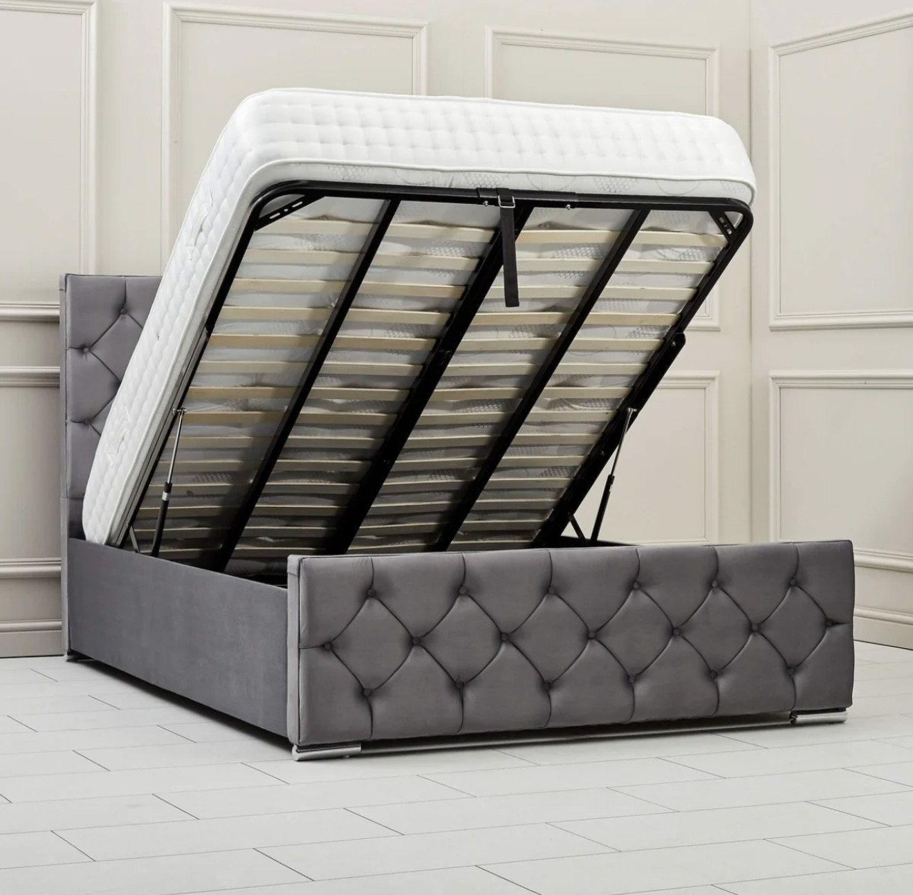 Hamilton upholstered ottoman storage bed