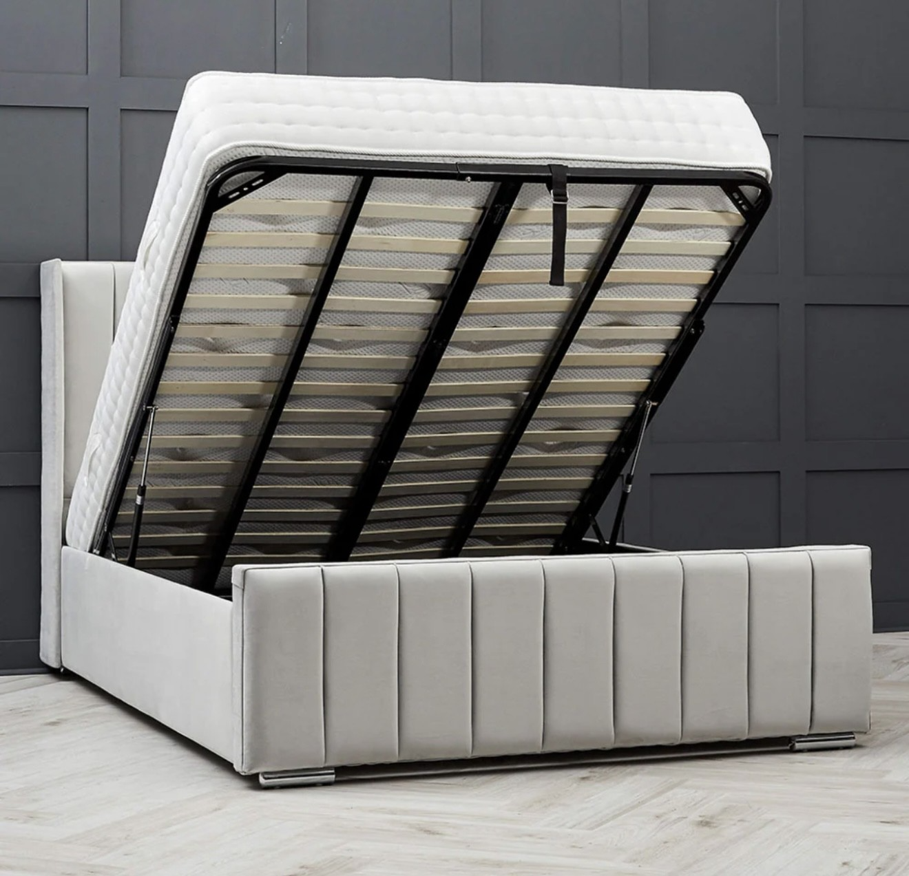 Upholstered Ottoman Storage Bed