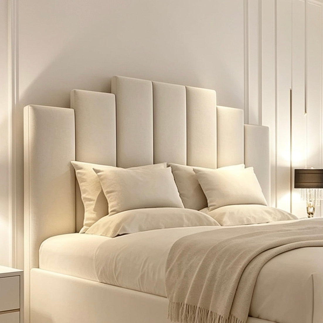 Luxor upholstered bed with Gaslift