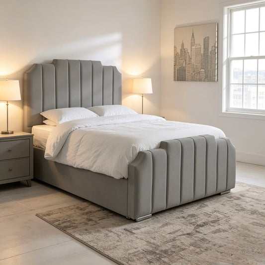 Vuitton upholstered bed with Gaslift