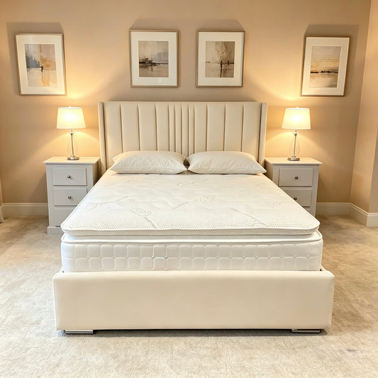 Cape upholstered bed