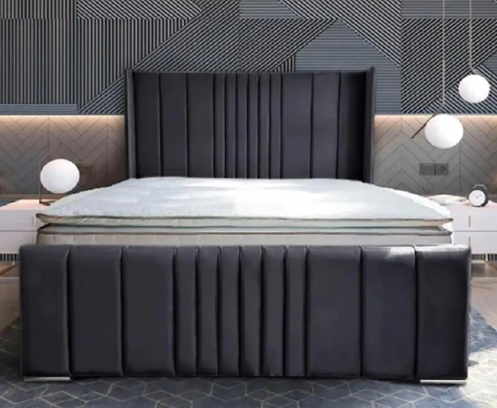 Cape upholstered bed