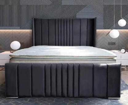 Cape upholstered bed