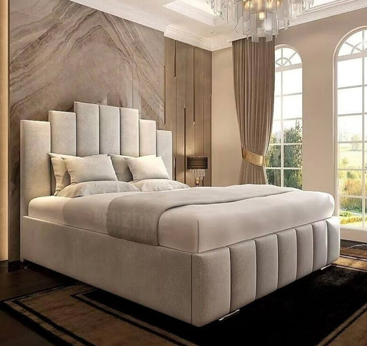 Luxor upholstered bed with Gaslift