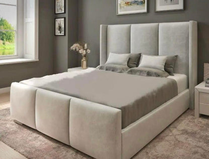 Tennessee upholstered bed with Gaslift