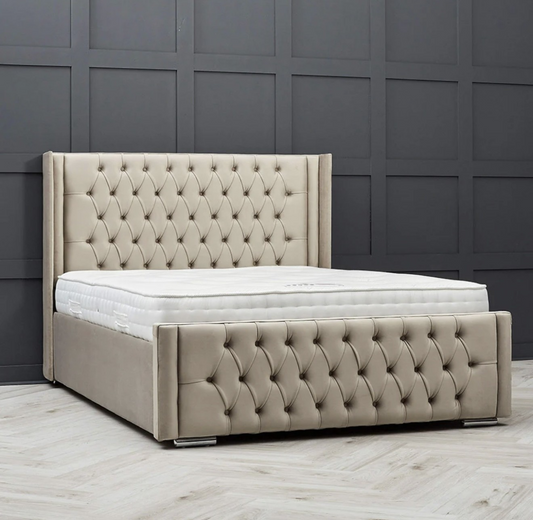 Hawaii upholstered ottoman storage bed