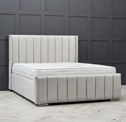 Chloe upholstered ottoman storage bed