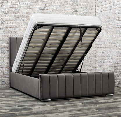 Abello upholstered ottoman storage bed